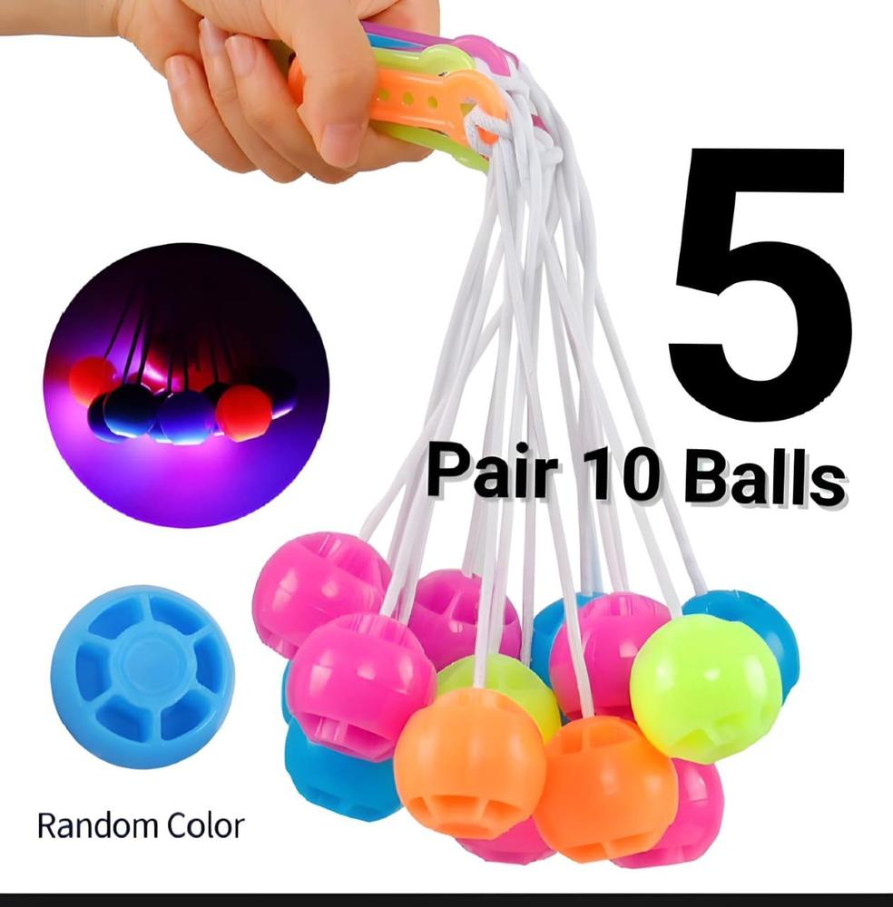 Lato Clacker Balls Multicolor Plastic Kids Toy - Image 2