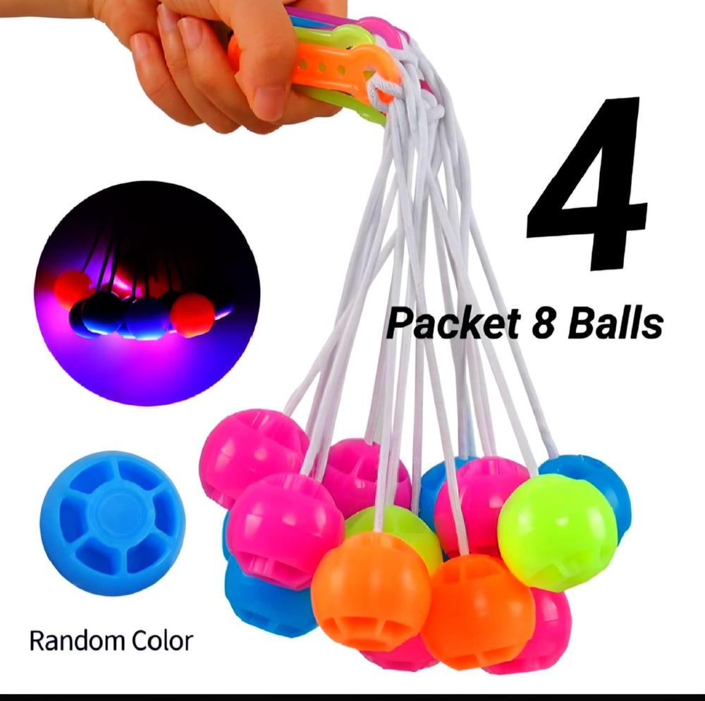 Multicolor Clacker Balls for Kids Playtime