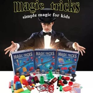 Magic Tricks Kit for Kids Safe Plastic Multicolor