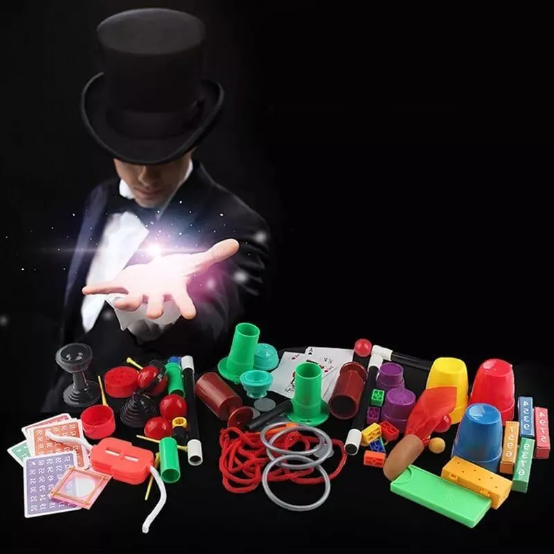 Magic Tricks Kit for Kids Safe Plastic Multicolor - Image 2
