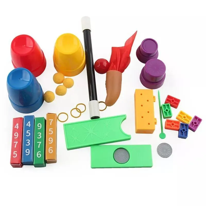 Magic Tricks Kit for Kids Safe Plastic Multicolor - Image 7
